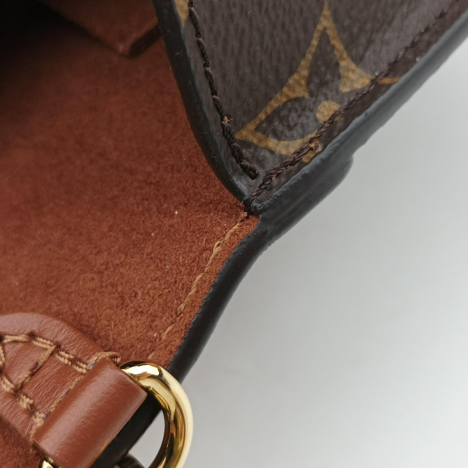 Padlock on strap Brown Monogram canvas×calf leather M80763 IC Chip パドロックオンストラップ モノグラム/ブラウン×ブラウン モノグラムキャンバス×カーフレザー M80763 ICチップ 
