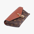 Padlock on strap Brown Monogram canvas×calf leather M80763 IC Chip パドロックオンストラップ モノグラム/ブラウン×ブラウン モノグラムキャンバス×カーフレザー M80763 ICチップ 