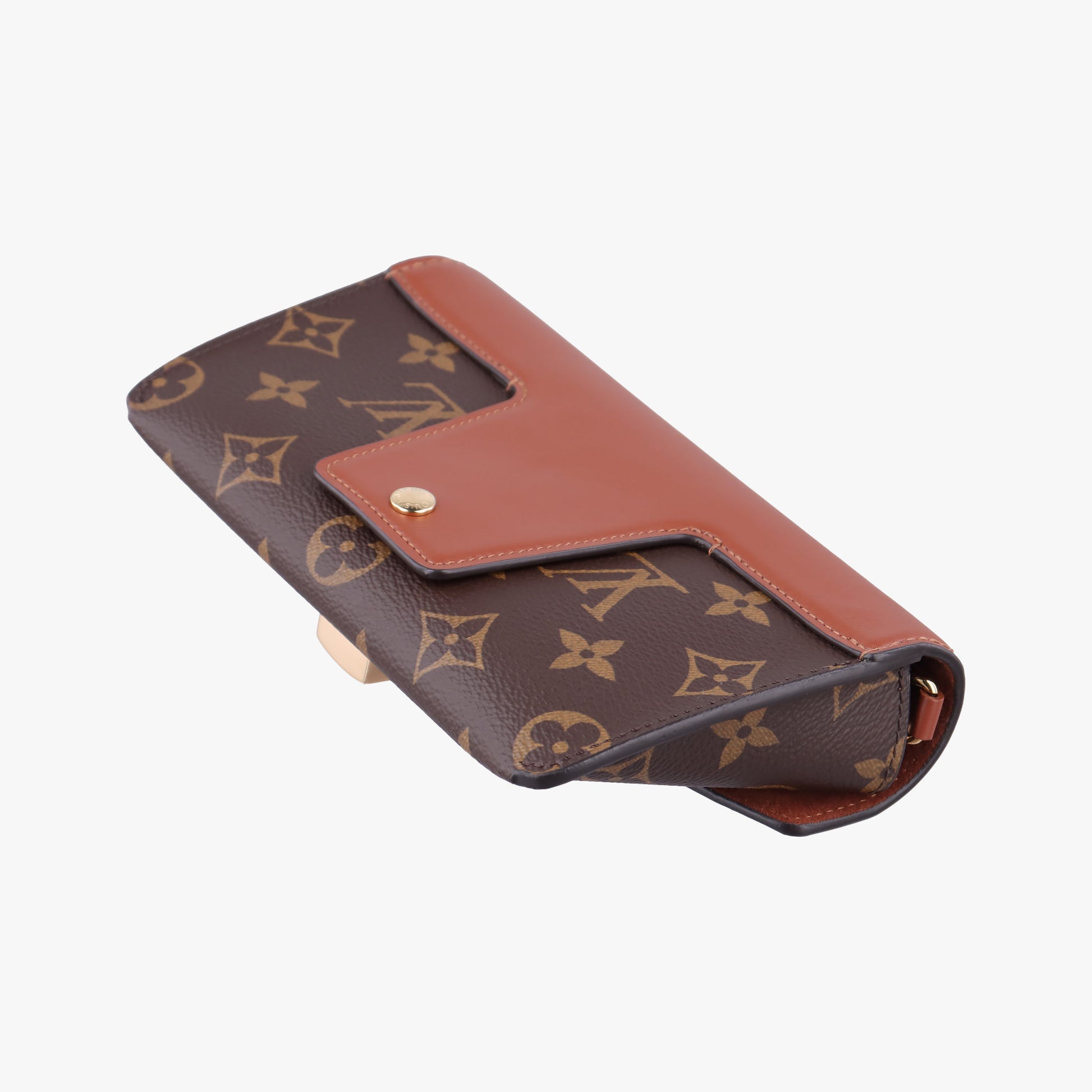 Padlock on strap Brown Monogram canvas×calf leather M80763 IC Chip パドロックオンストラップ モノグラム/ブラウン×ブラウン モノグラムキャンバス×カーフレザー M80763 ICチップ 