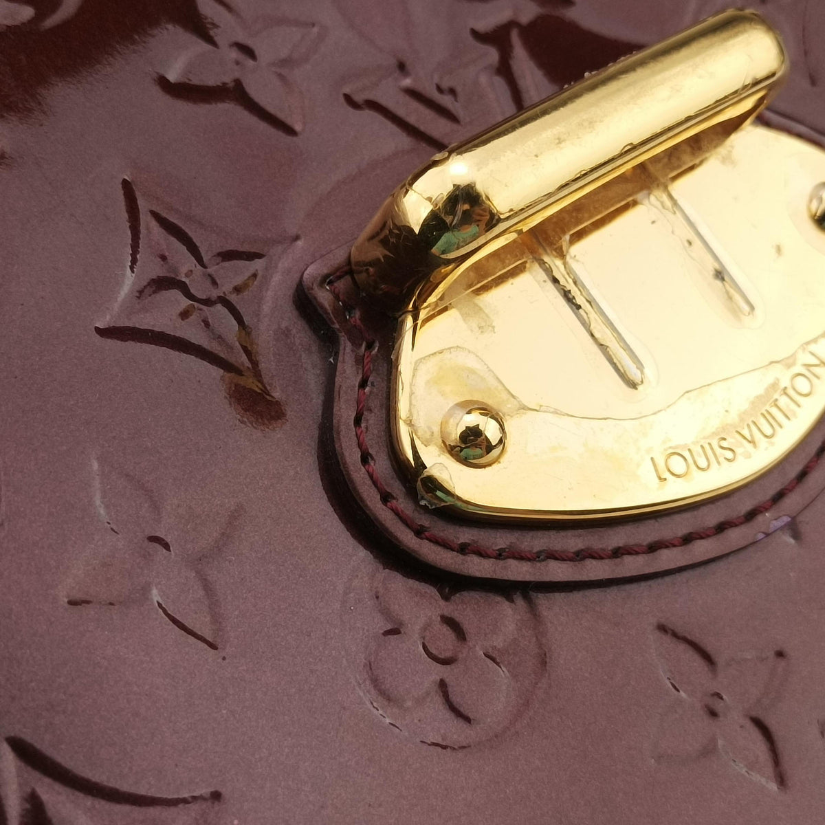 Pre-owned Louis Vuitton MIRADA AMARANTE Vernis M91397 shoulderbag | stylenewstar