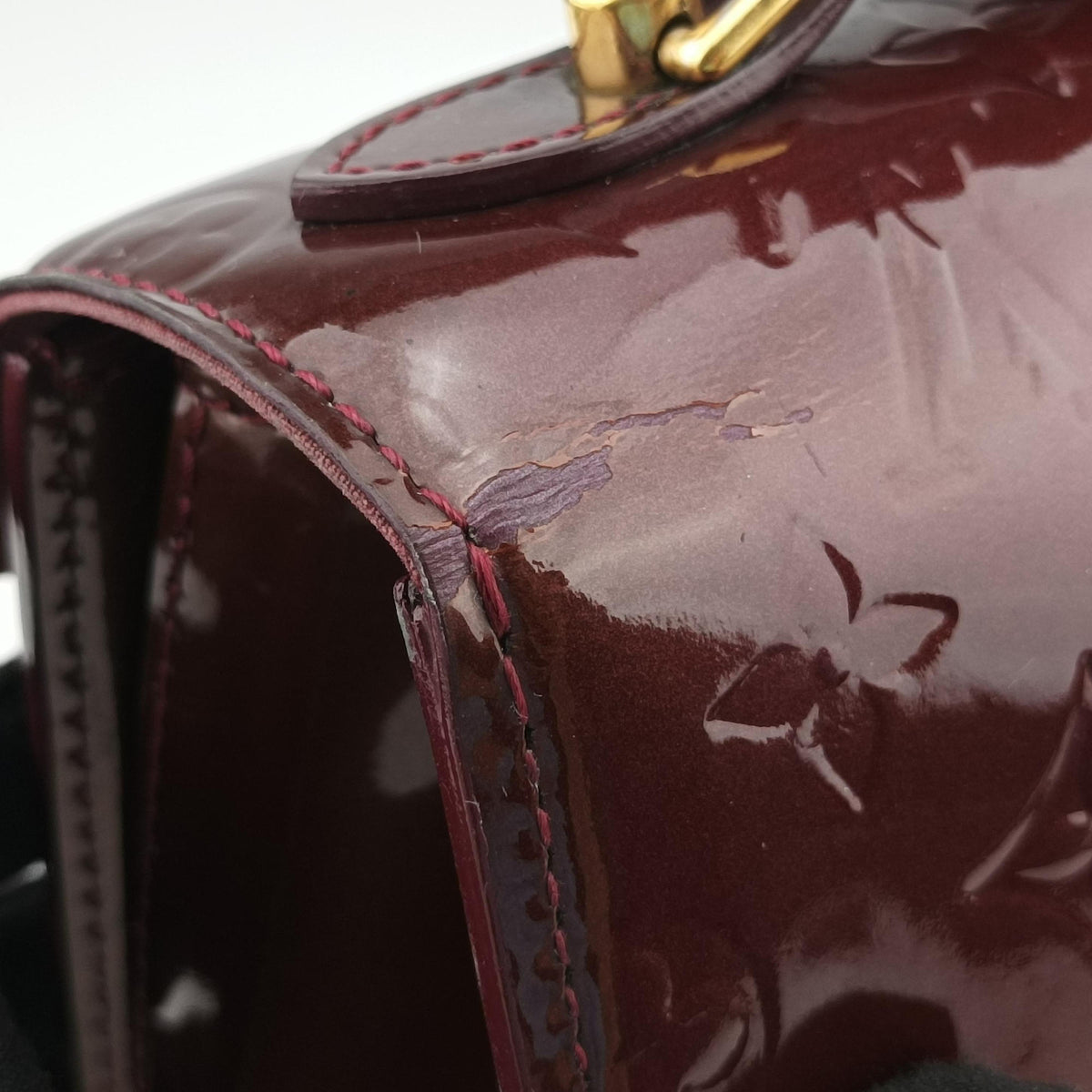 Pre-owned Louis Vuitton MIRADA AMARANTE Vernis M91397 shoulderbag | stylenewstar