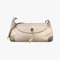Pre-owned Gucci tiger head Golden Leather 001.41 shoulderbag | stylenewstar