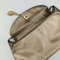 Pre-owned Gucci tiger head Golden Leather 001.41 shoulderbag | stylenewstar