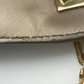 Pre-owned Gucci tiger head Golden Leather 001.41 shoulderbag | stylenewstar