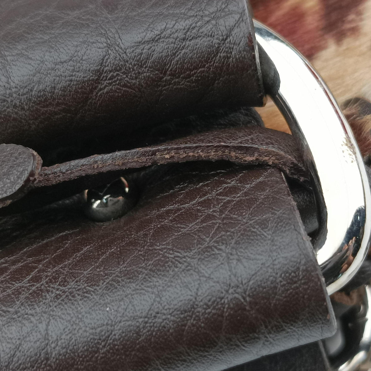 Diavolo Trapezio Brown pony hair 8BR255 3560 8BR255 038ディアボロ トラペジオ ブラウン ハラコ 8BR255 3560 8BR255 038