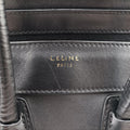 Pre-owned Celine Luggage Micro shopper Black Leather  handbag | stylenewstar