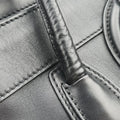 Pre-owned Celine Luggage Micro shopper Black Leather  handbag | stylenewstar