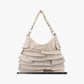 Pre-owned Yves Saint Laurent Mombasa Beige Suede 122245 handbag | stylenewstar