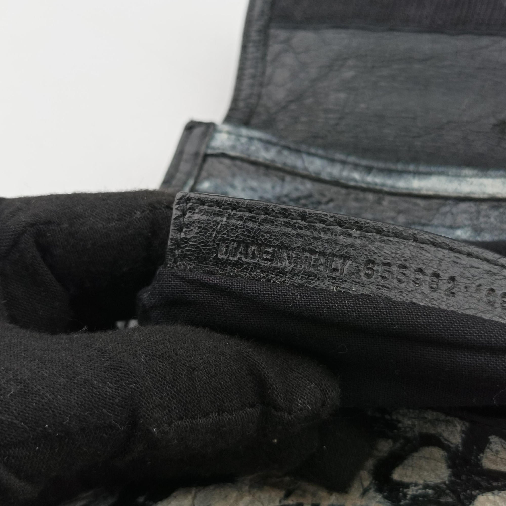 Explore Black×White Lambskin 655982.1090.O.527277エクスプローラー ブラック×ホワイト ラムスキン 655982.1090.O.527277
