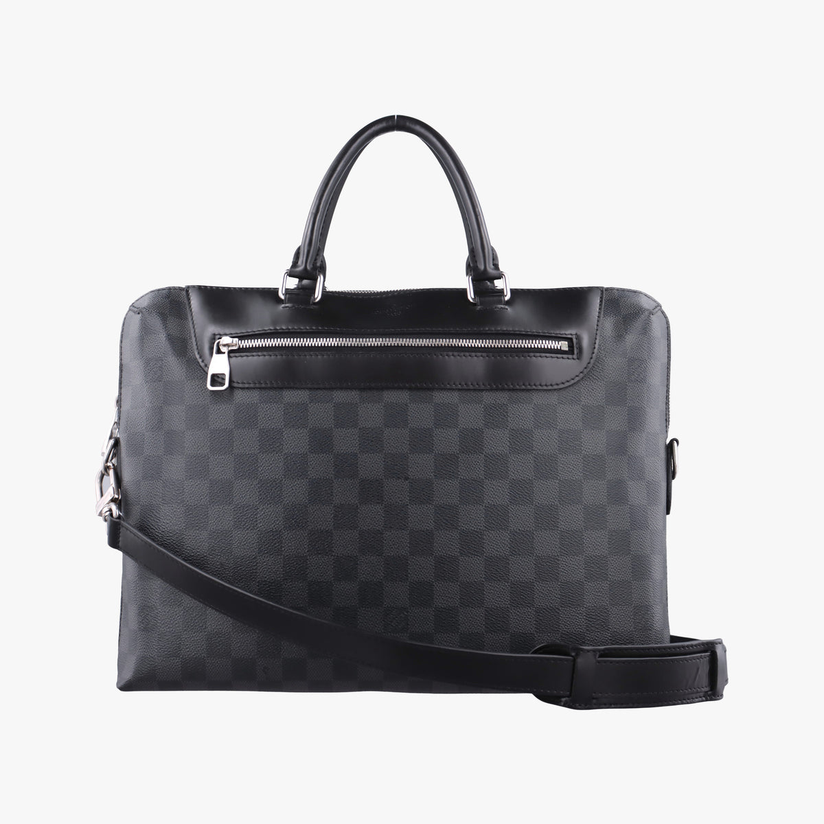 Porte-Documents Jour NM Noir Damier Graphite N48260 CA2166ポルトドキュマンジュール PDJ NM ノワール ダミエ グラフィット N48260 CA2166