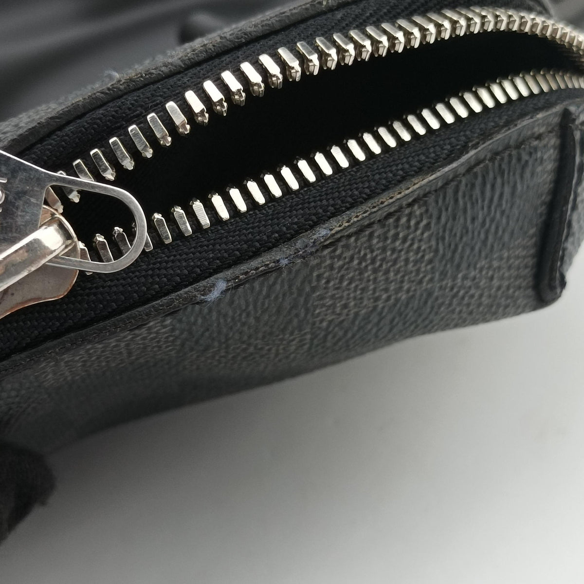Porte-Documents Jour NM Noir Damier Graphite N48260 CA2166ポルトドキュマンジュール PDJ NM ノワール ダミエ グラフィット N48260 CA2166