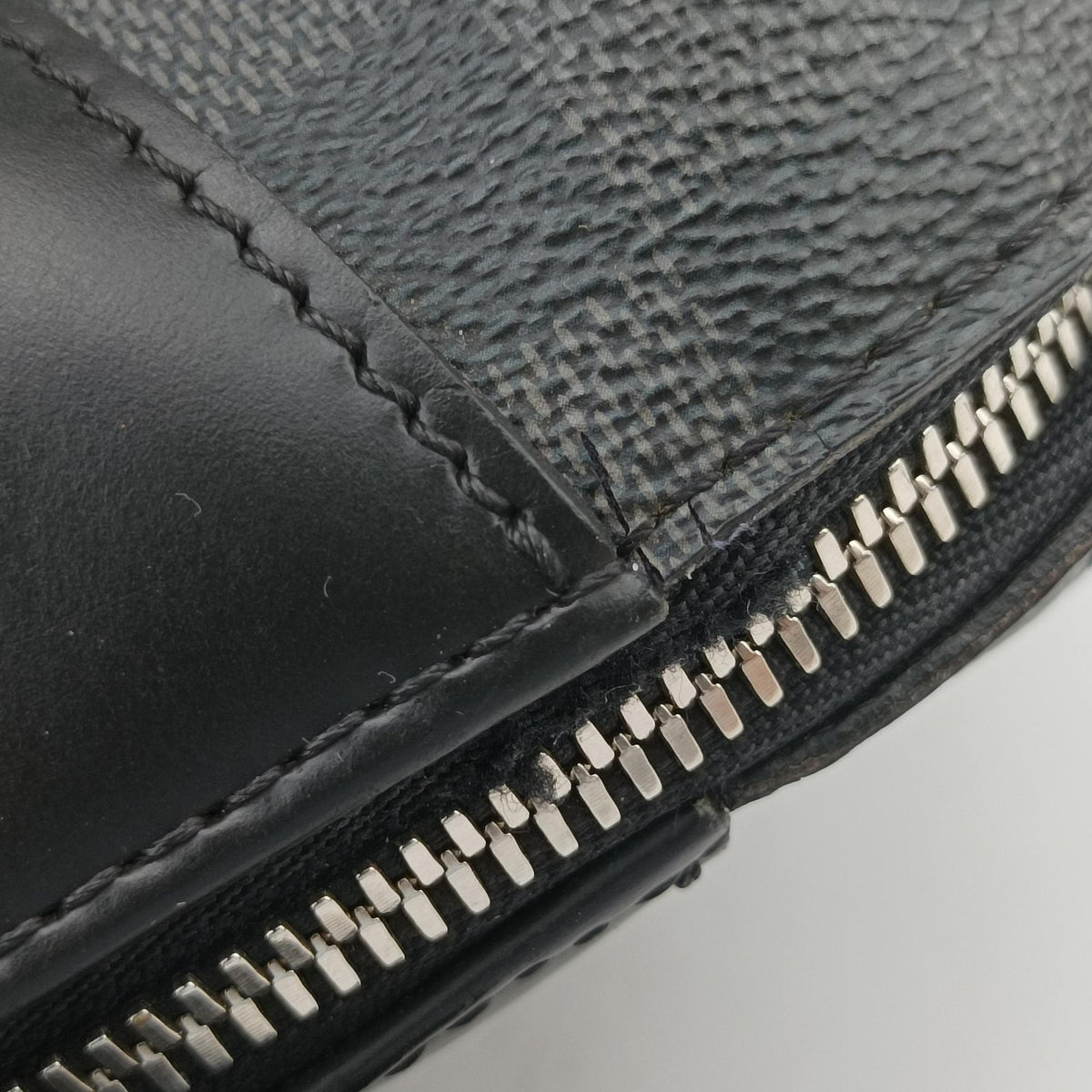Porte-Documents Jour NM Noir Damier Graphite N48260 CA2166ポルトドキュマンジュール PDJ NM ノワール ダミエ グラフィット N48260 CA2166