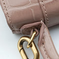 Secondhand Balenciaga Hourglass mini Beige leather  shoulderbag | stylenewstar