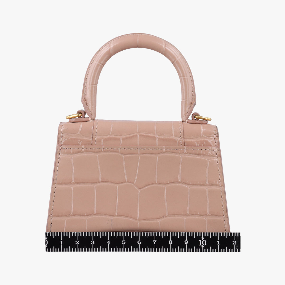 Secondhand Balenciaga Hourglass mini Beige leather  shoulderbag | stylenewstar