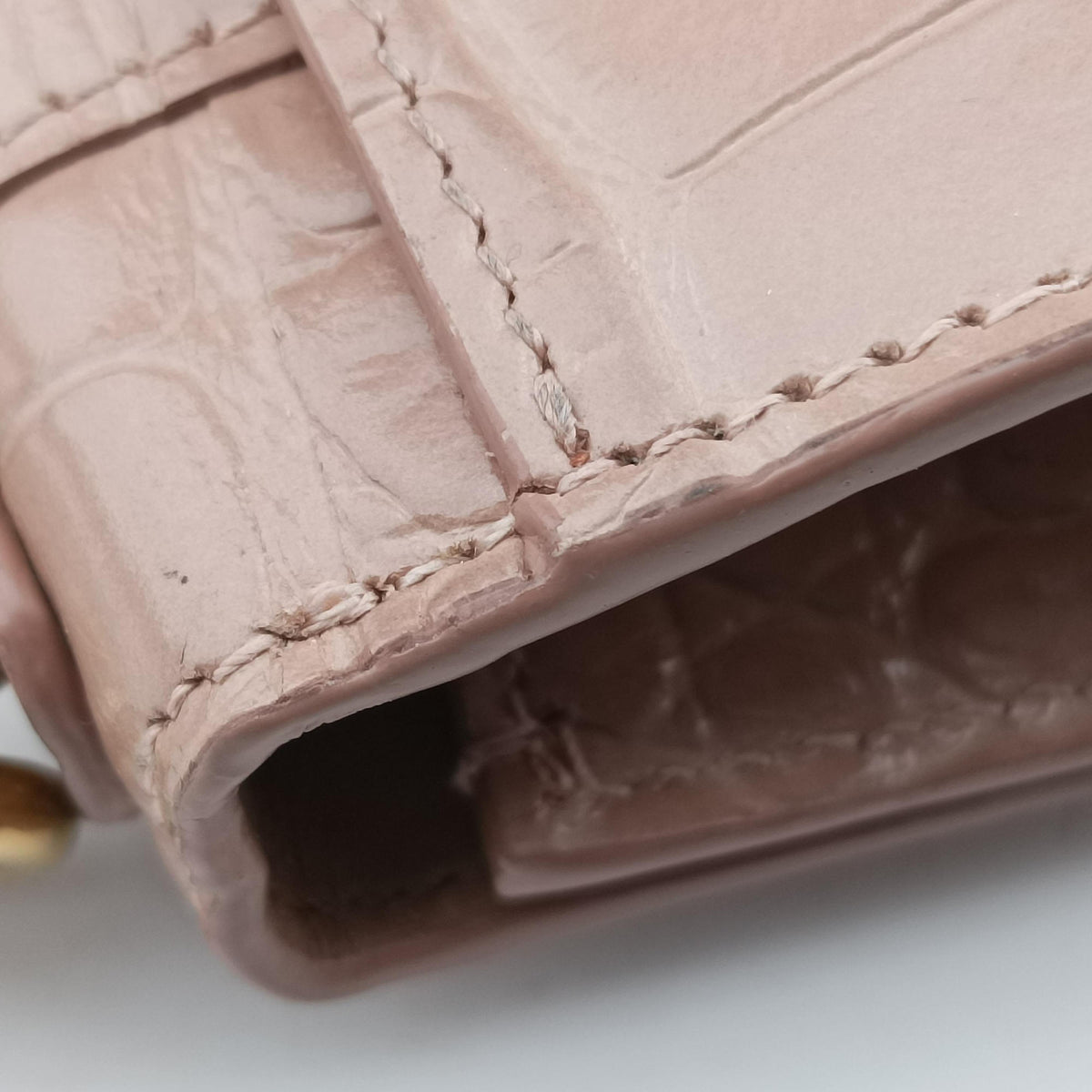 Secondhand Balenciaga Hourglass mini Beige leather  shoulderbag | stylenewstar