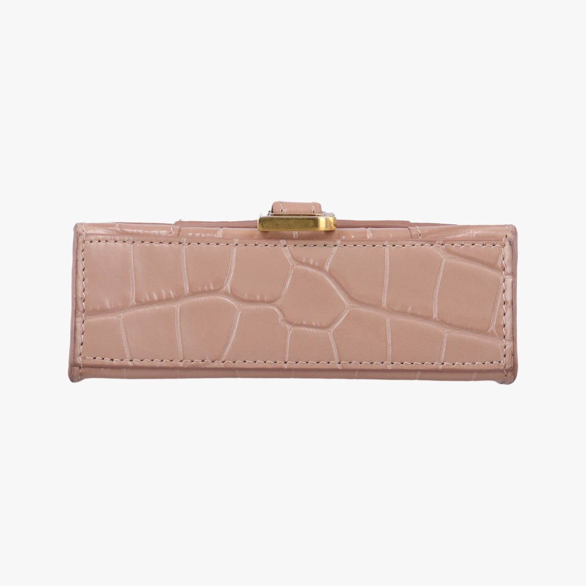 Secondhand Balenciaga Hourglass mini Beige leather  shoulderbag | stylenewstar
