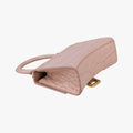 Secondhand Balenciaga Hourglass mini Beige leather  shoulderbag | stylenewstar
