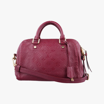 Pre-owned Louis Vuitton Speedy Bandouliere 25 Aurore Monogram Empreinte M40764 shoulderbag | stylenewstar