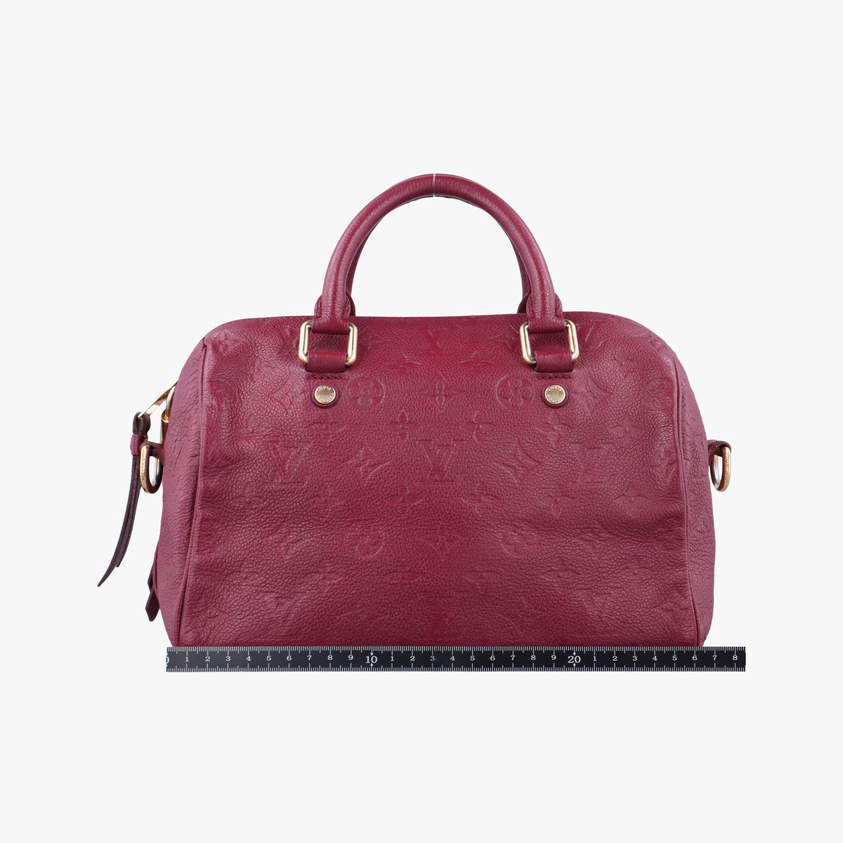 Pre-owned Louis Vuitton Speedy Bandouliere 25 Aurore Monogram Empreinte M40764 shoulderbag | stylenewstar