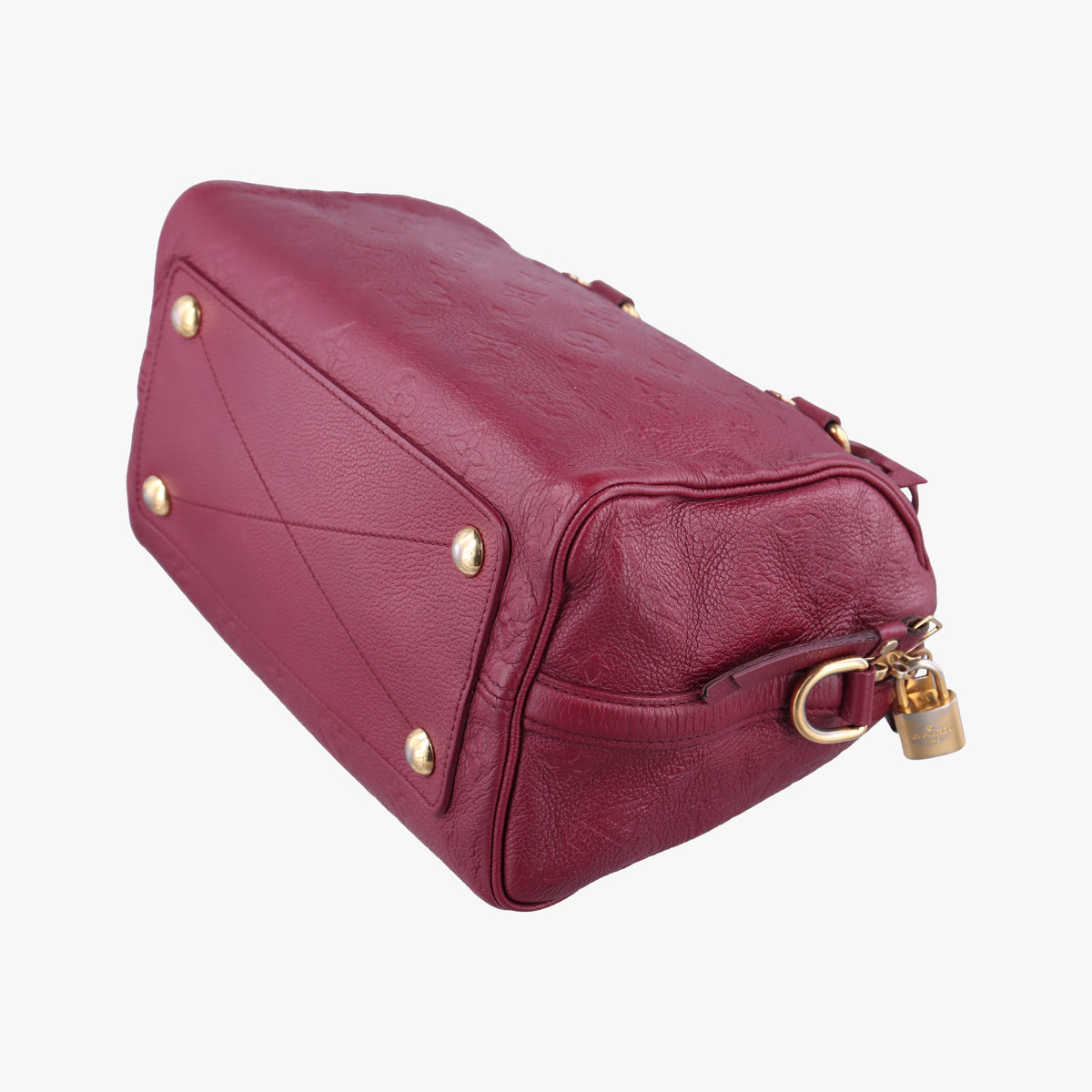 Pre-owned Louis Vuitton Speedy Bandouliere 25 Aurore Monogram Empreinte M40764 shoulderbag | stylenewstar