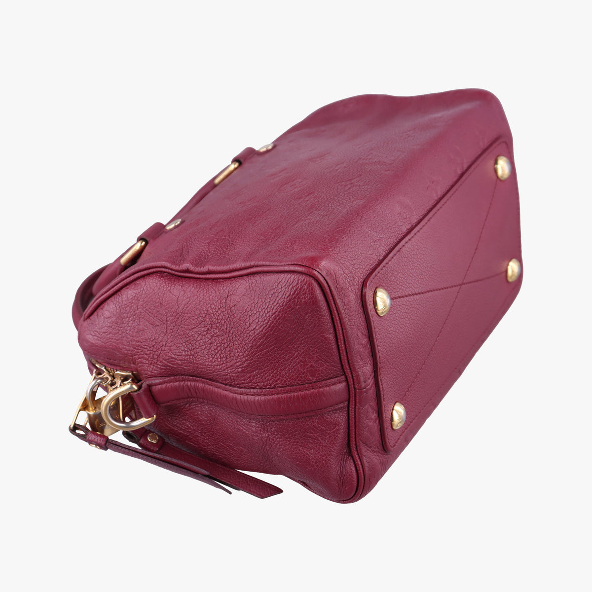 Pre-owned Louis Vuitton Speedy Bandouliere 25 Aurore Monogram Empreinte M40764 shoulderbag | stylenewstar