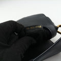 Pre-owned Christian Dior saddle Black leather  handbag | stylenewstar