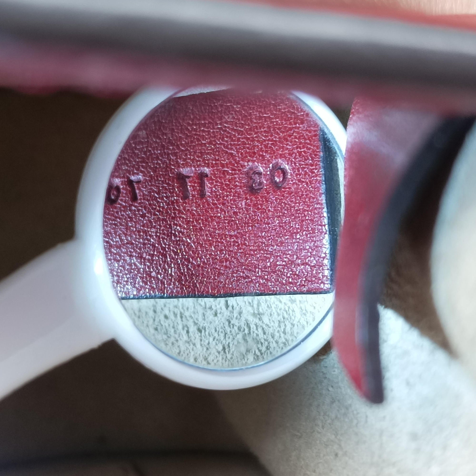 Bracelet Nile Red Leather 08 17 70 65ナイル ブレスレット レッド レザー 08 17 70 65