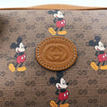 Mickey Mouse Disney collaboration Brown×Multicolour PVC coated canvas×Leather 602536 ミッキーマウス ディズニーコラボ ブラウン×マルチカラー PVCコーティングキャンバス×レザー 602536 