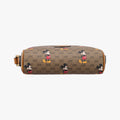Mickey Mouse Disney collaboration Brown×Multicolour PVC coated canvas×Leather 602536 ミッキーマウス ディズニーコラボ ブラウン×マルチカラー PVCコーティングキャンバス×レザー 602536 