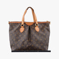 Secondhand Louis Vuitton PALERMO PM brown Monogram Canvas M40145 shoulderbag | stylenewstar