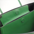 Vintage Prada Double Cuir Green SAFFIANO Leather B2756T handbag | stylenewstar