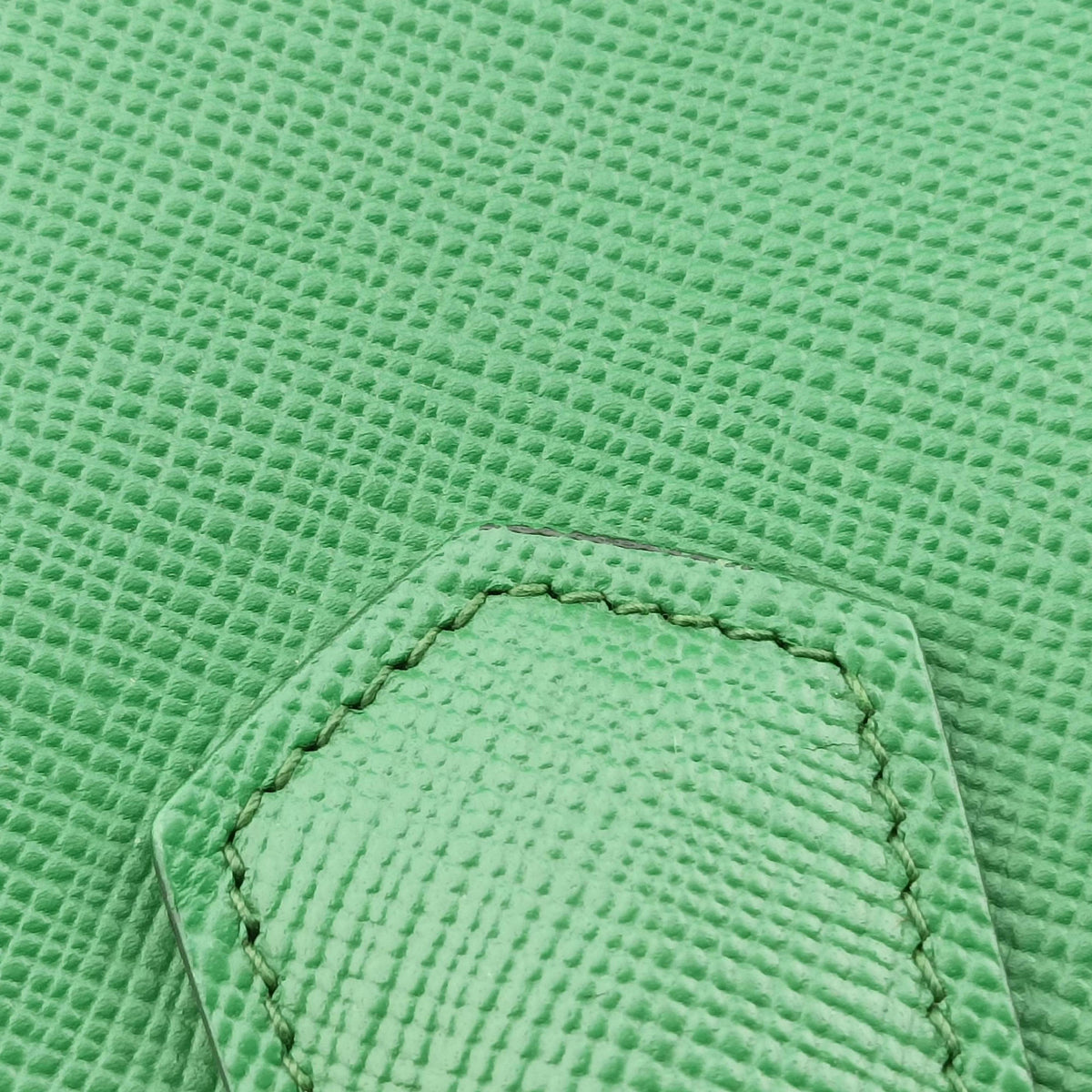 Vintage Prada Double Cuir Green SAFFIANO Leather B2756T handbag | stylenewstar