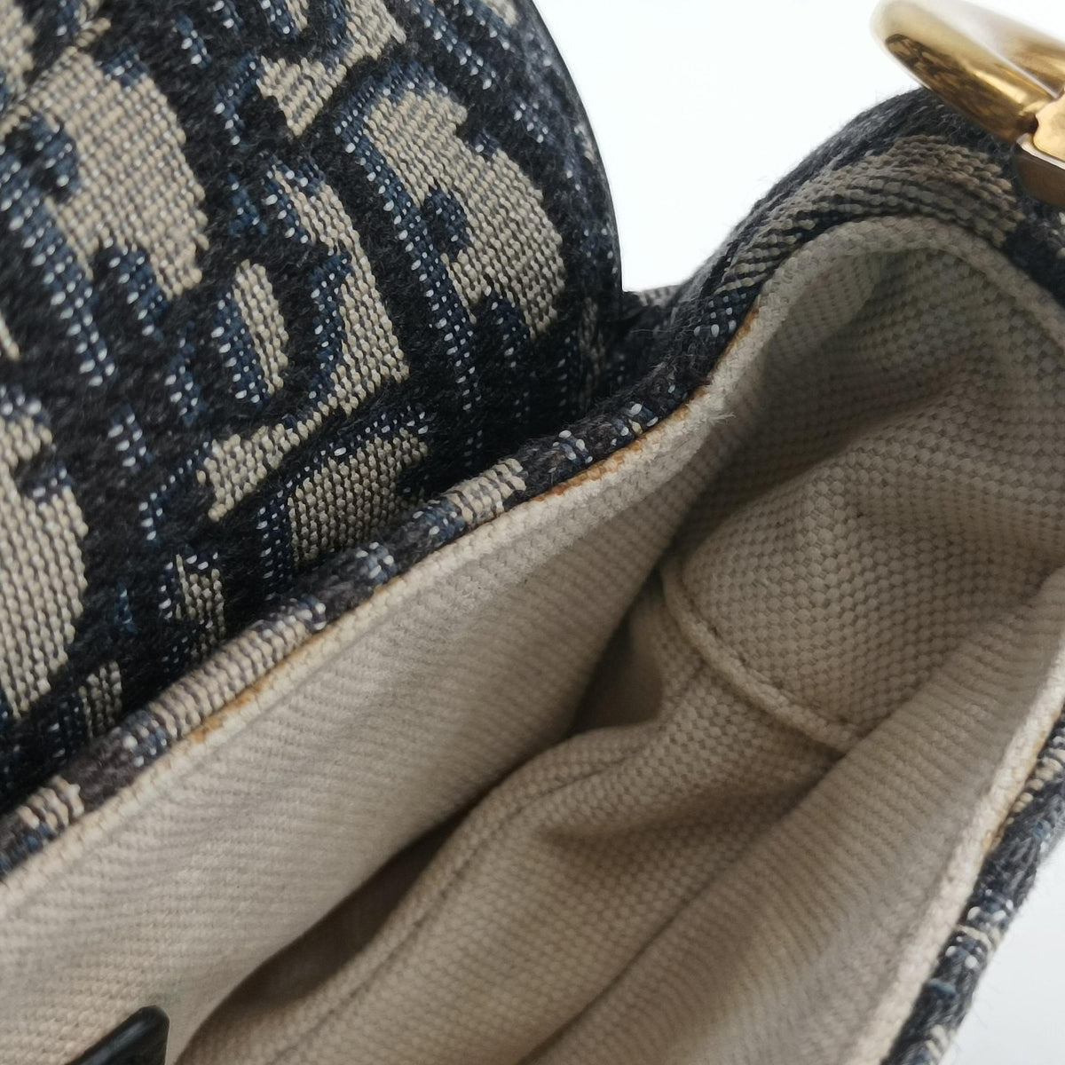 Saddle Navy Jacquard × Leather 03-RU-1108サドル ネイビー ジャガード×レザー 03-RU-1108