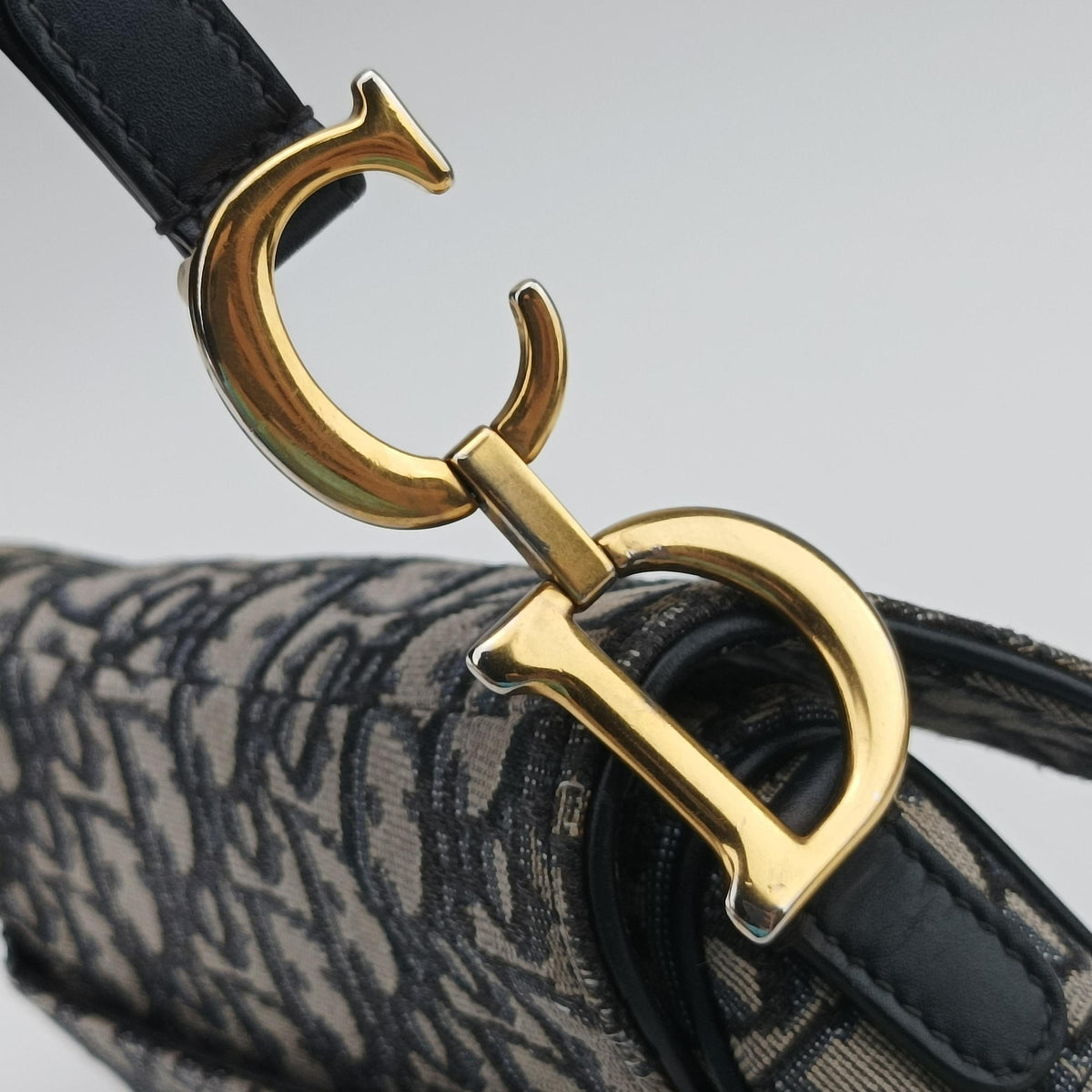 Saddle Navy Jacquard × Leather 03-RU-1108サドル ネイビー ジャガード×レザー 03-RU-1108