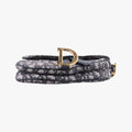 Saddle Navy Jacquard × Leather 03-RU-1108サドル ネイビー ジャガード×レザー 03-RU-1108