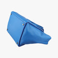 Vintage Celine Luggage Square Phantom Blue Leather  handbag | stylenewstar