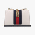Sylvie Ivory×navy×red Leather 421882 G021593167シルヴィ アイボリー×ネイビー×レッド レザー 421882 G021593167