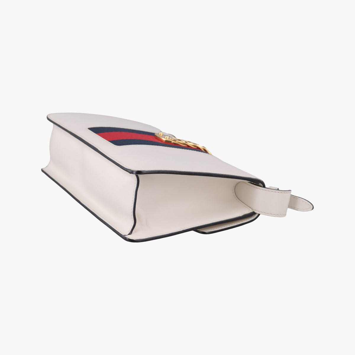 Sylvie Ivory×navy×red Leather 421882 G021593167シルヴィ アイボリー×ネイビー×レッド レザー 421882 G021593167