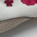 Vintage Gucci Bamboo White × Bordeaux Flora Canvas× Leather 171292 shoulderbag | stylenewstar