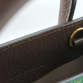 Interlocking G Tiger Mini Brown PVC coated canvas×Leather 671623 D036866805インターロッキングG ブラウン PVCコーティングキャンバス×レザー 671623 D036866805