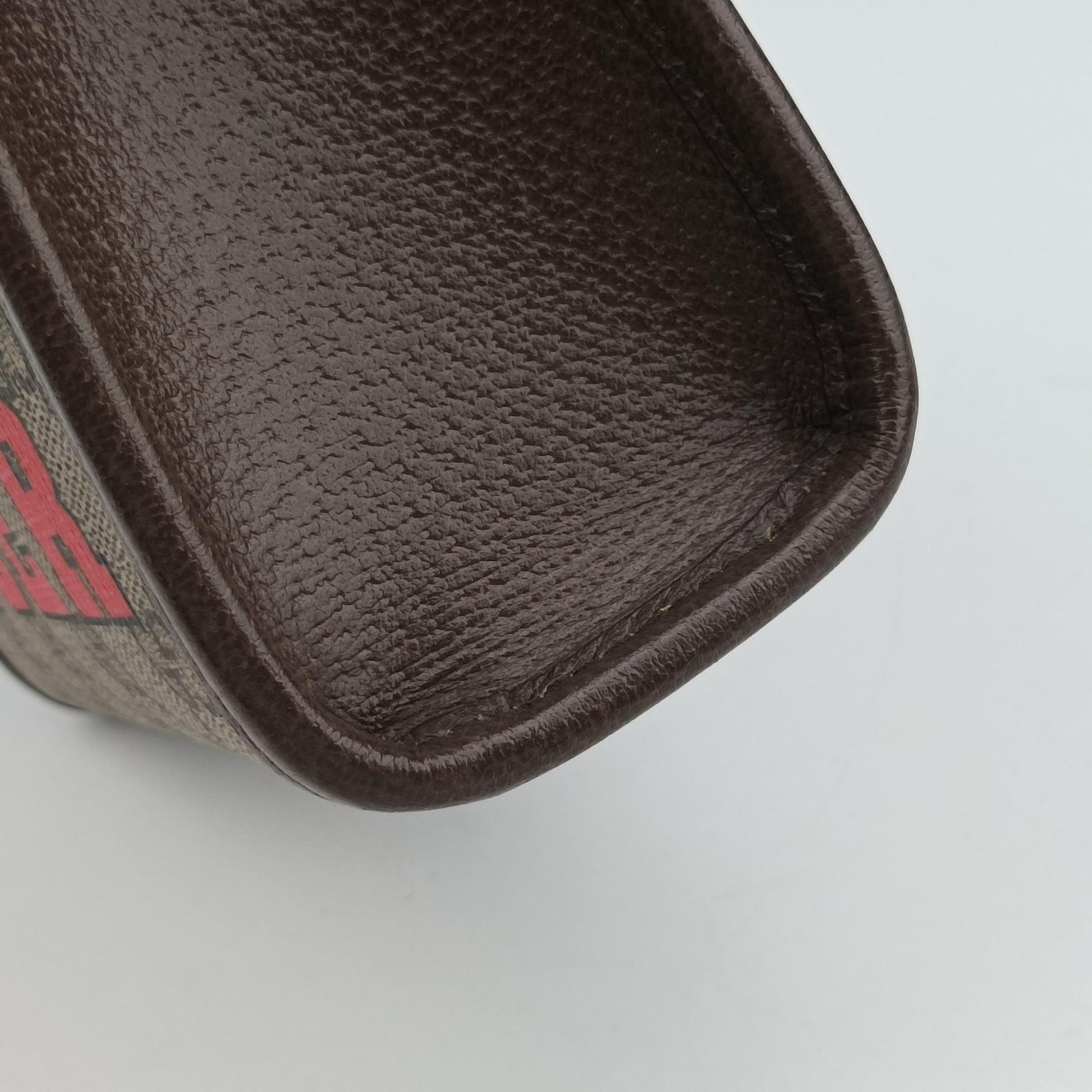 Interlocking G Tiger Mini Brown PVC coated canvas×Leather 671623 D036866805インターロッキングG ブラウン PVCコーティングキャンバス×レザー 671623 D036866805