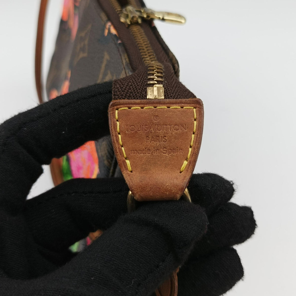 Pre-owned Louis Vuitton Pochette Accessoires brown×multi Monogram Canvas M48615 handbag | stylenewstar