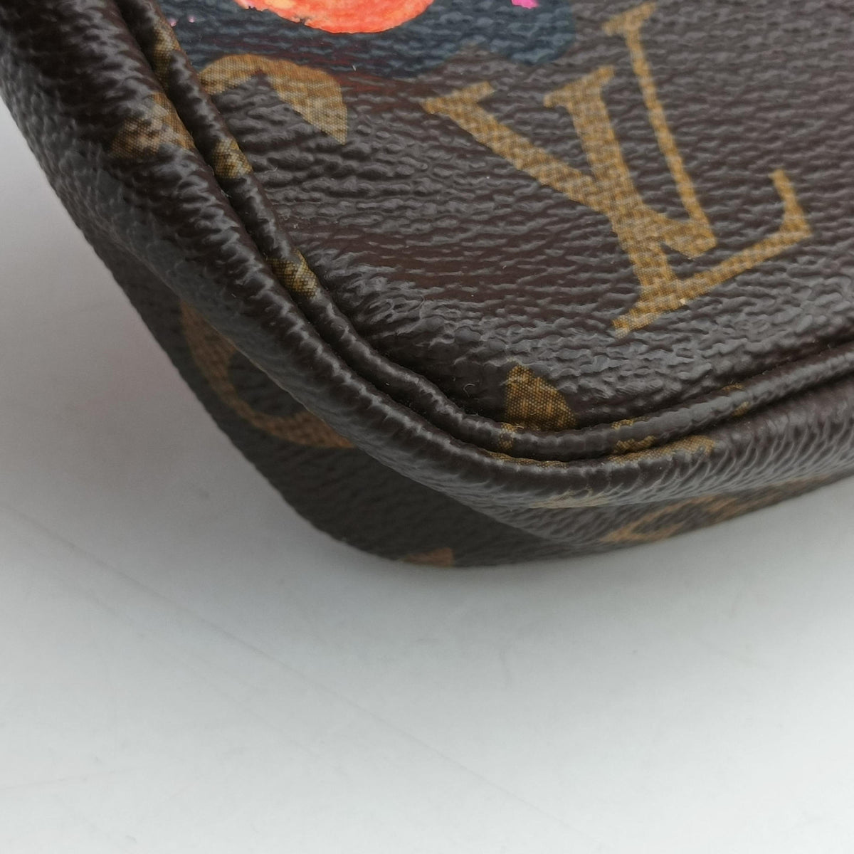 Pre-owned Louis Vuitton Pochette Accessoires brown×multi Monogram Canvas M48615 handbag | stylenewstar