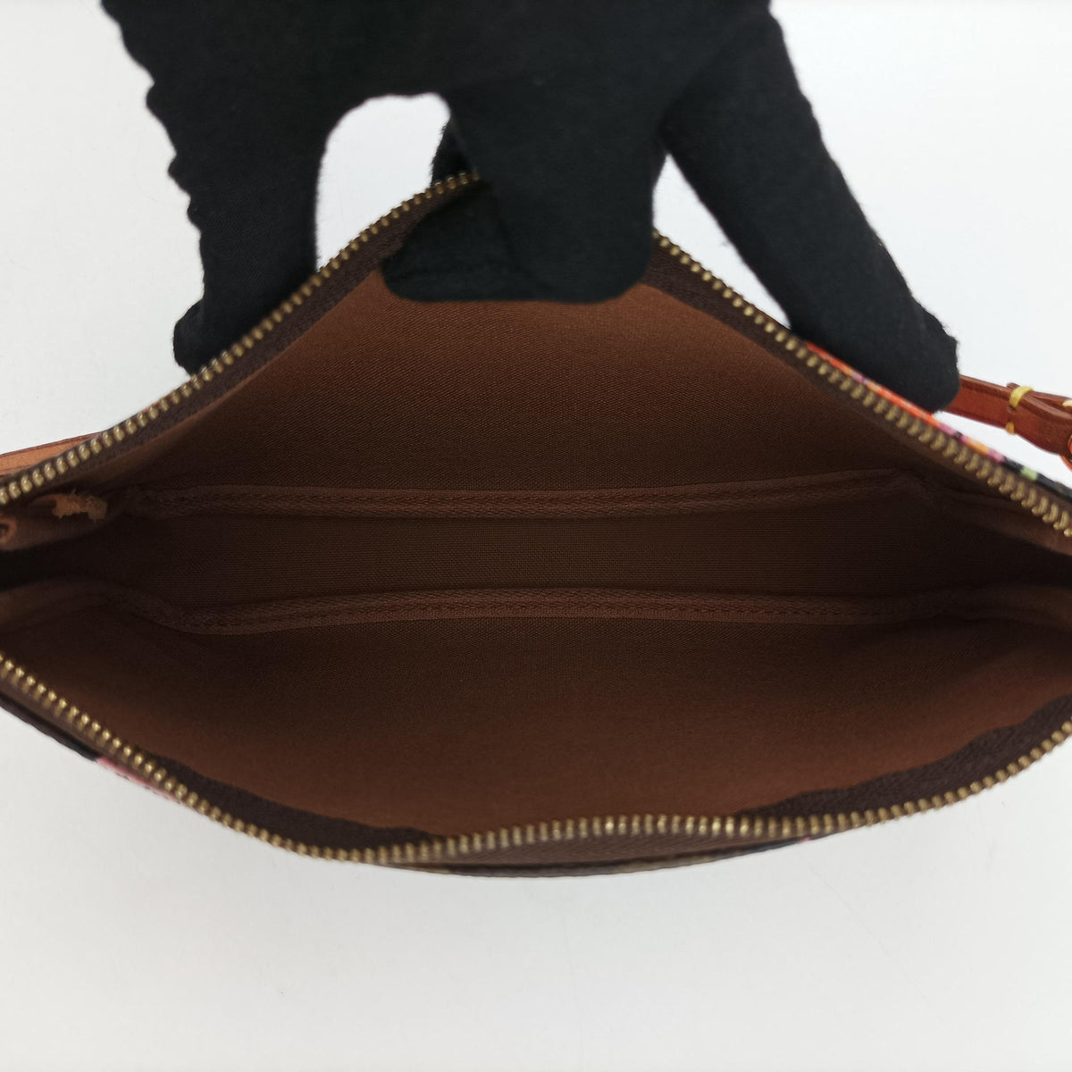 Pre-owned Louis Vuitton Pochette Accessoires brown×multi Monogram Canvas M48615 handbag | stylenewstar