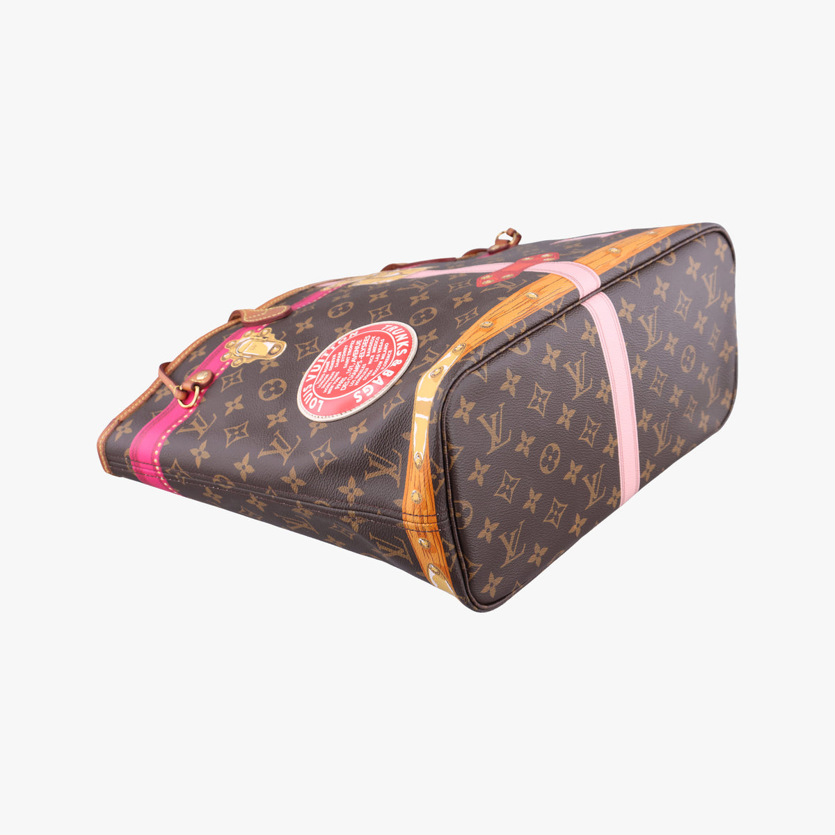Vintage Louis Vuitton Neverfull MM Summer Trunk brown×Multicolor Monogram Canvas M41390 handbag | stylenewstar