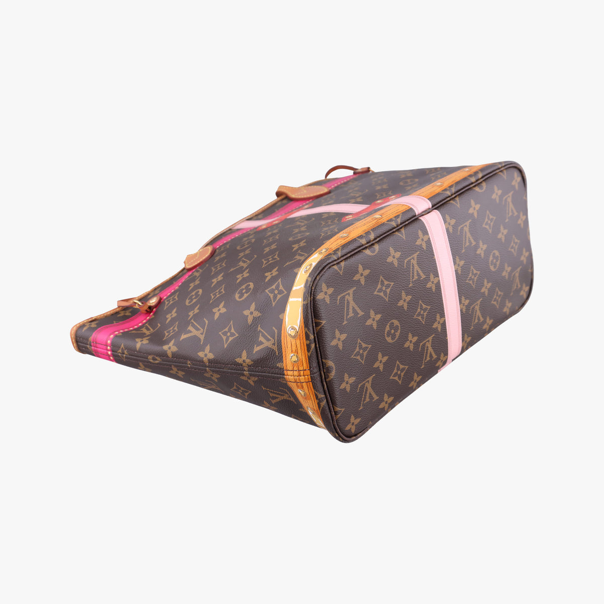 Vintage Louis Vuitton Neverfull MM Summer Trunk brown×Multicolor Monogram Canvas M41390 handbag | stylenewstar