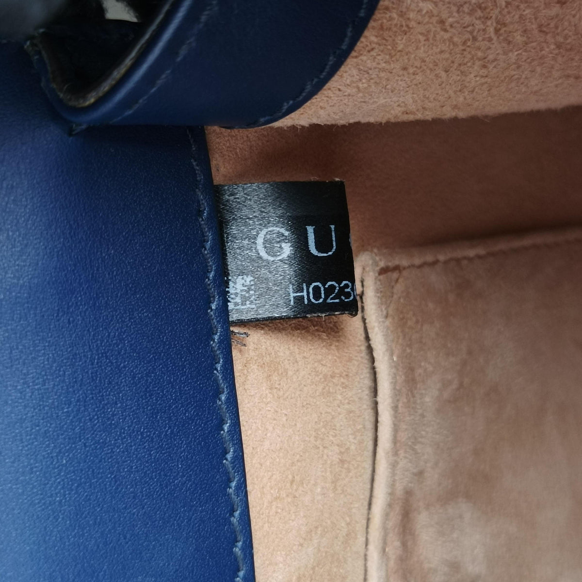 Pre-owned Gucci Sylvie Blue Leather 470270 shoulderbag | stylenewstar