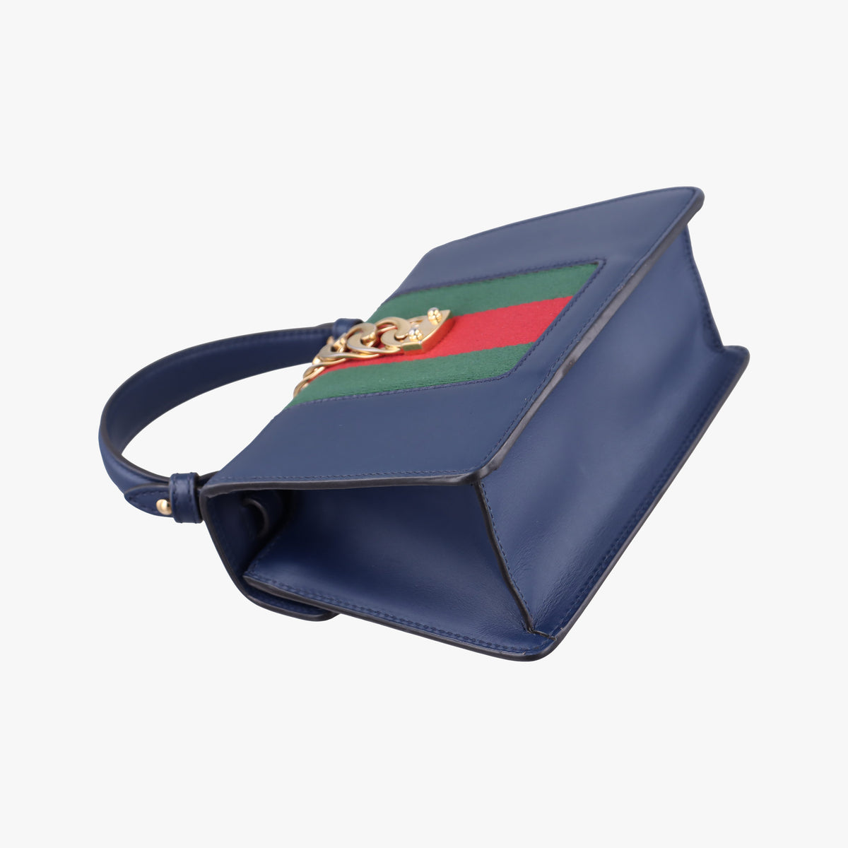 Pre-owned Gucci Sylvie Blue Leather 470270 shoulderbag | stylenewstar