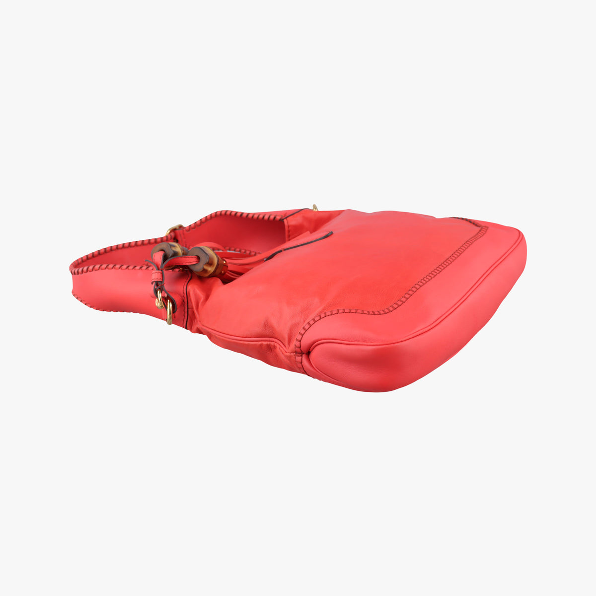 Pre-owned Gucci New Jackie Orange Leather 219725 shoulderbag | stylenewstar
