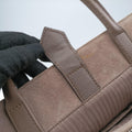 Pre-owned Fendi 2 JOURS Brown Leather 8BH250 shoulderbag | stylenewstar